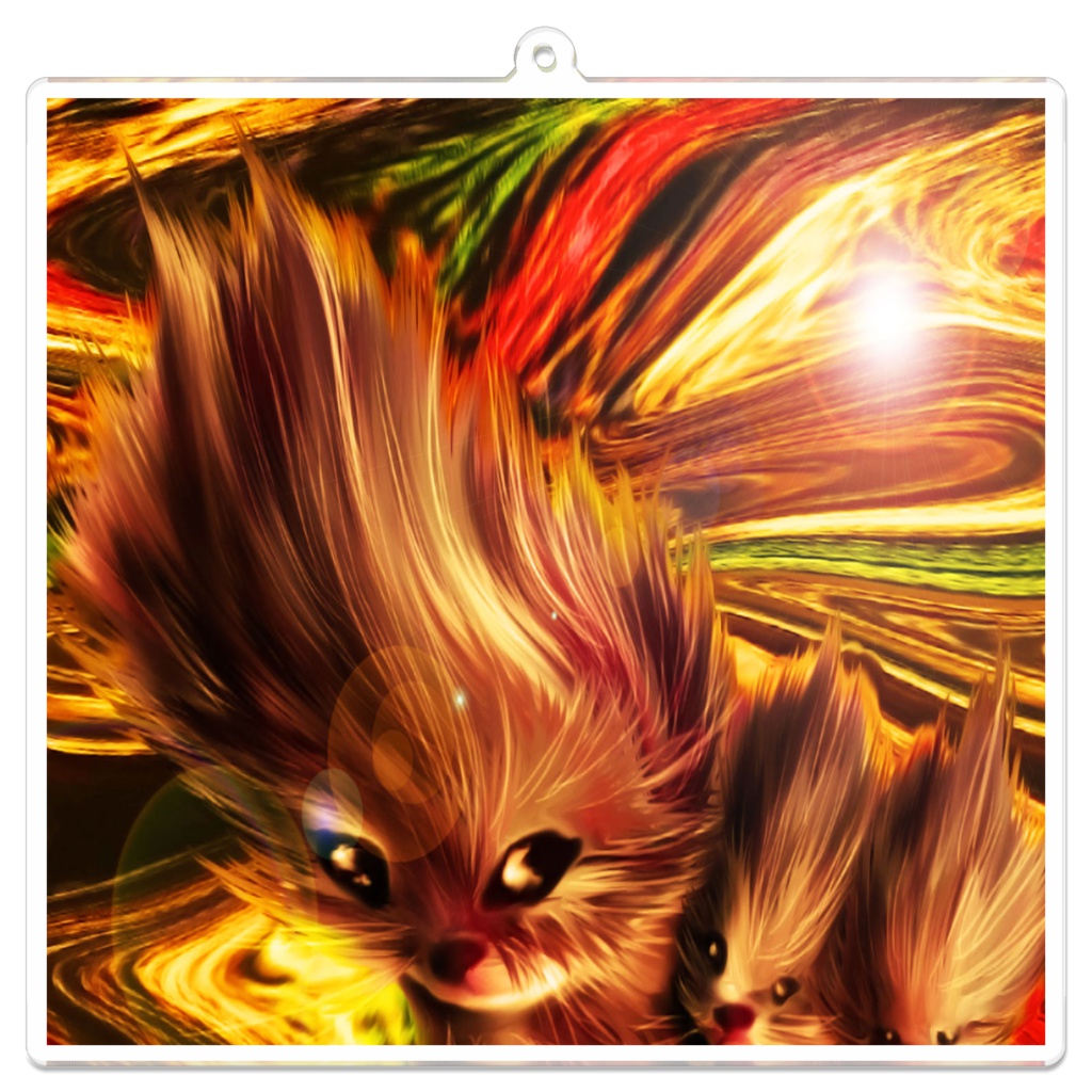 MJアート・アクリルキーホルダー(100×100mm)05