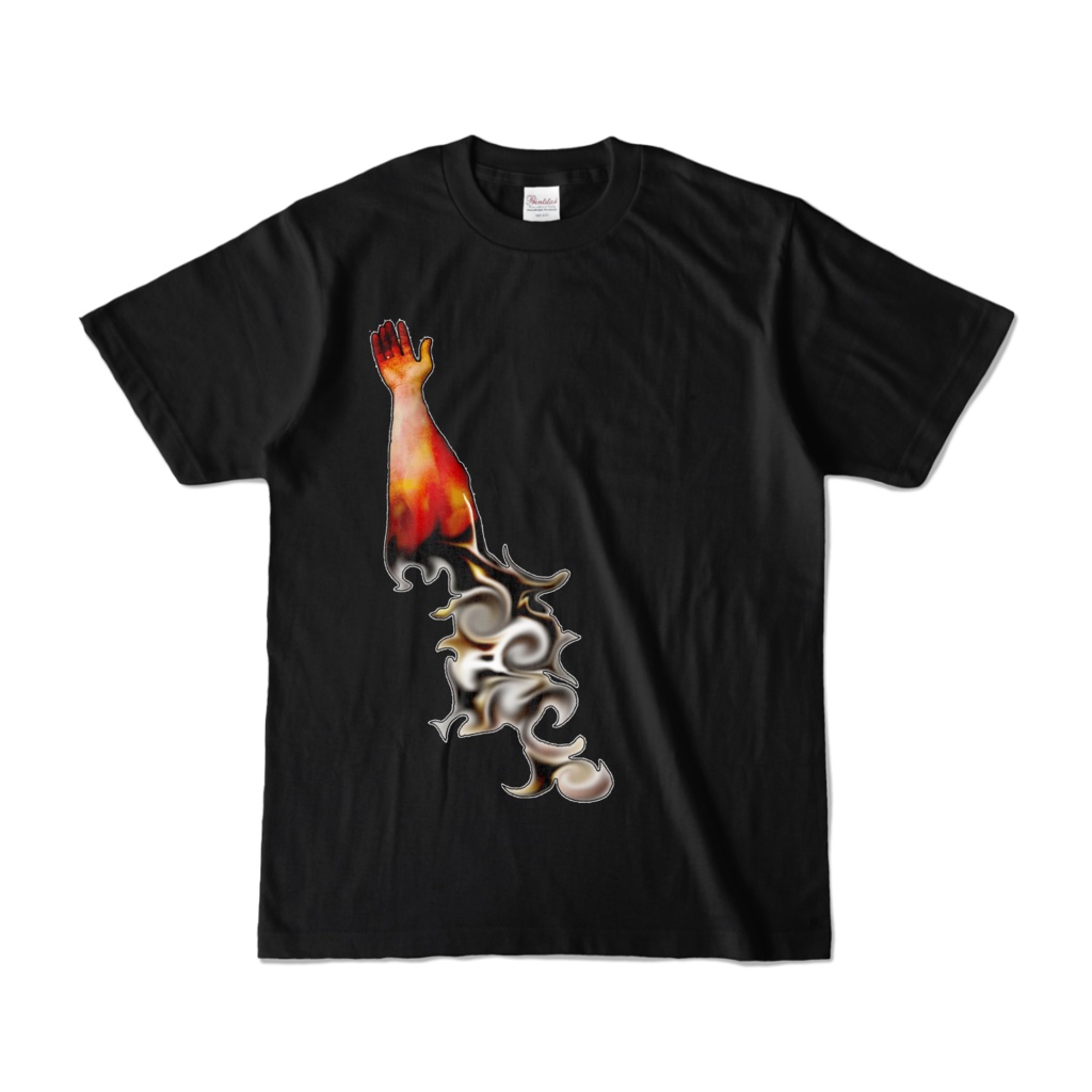 カラーTシャツ ブラック 083