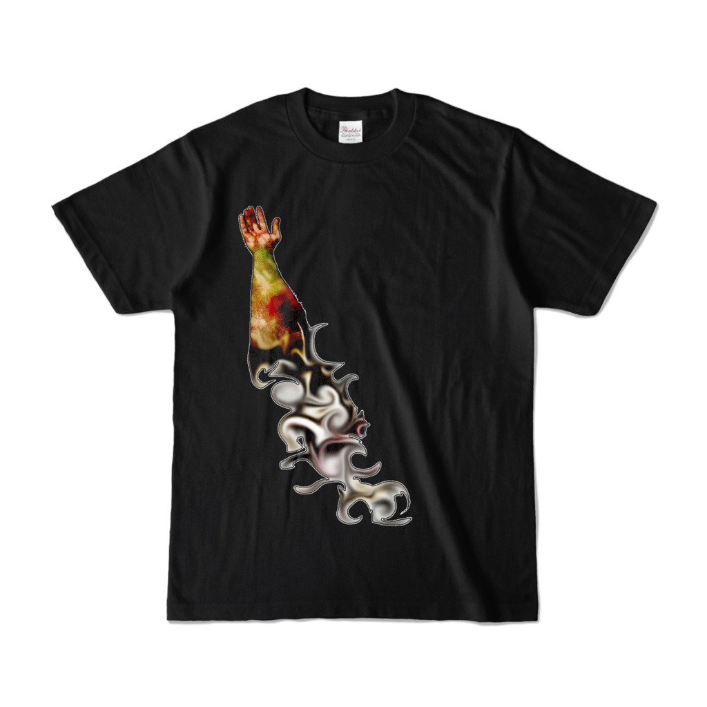 カラーTシャツ ブラック 085