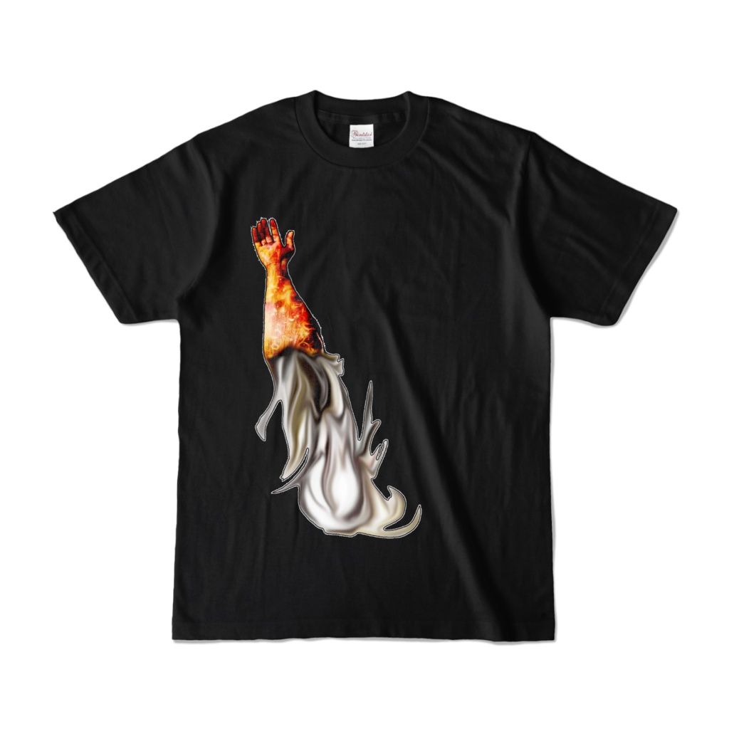 カラーTシャツ ブラック 090