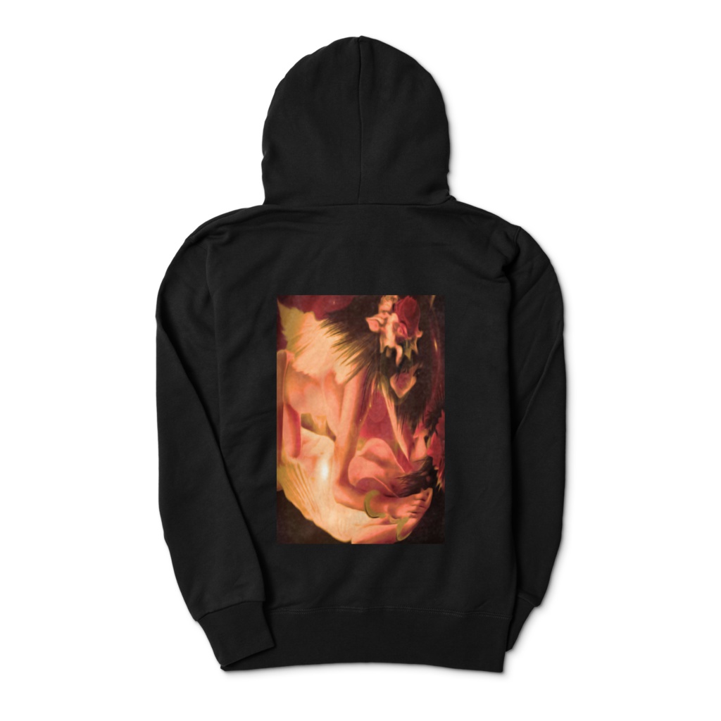 artistMJアート・ジップパーカー02(両面印刷)(S.M.XL)