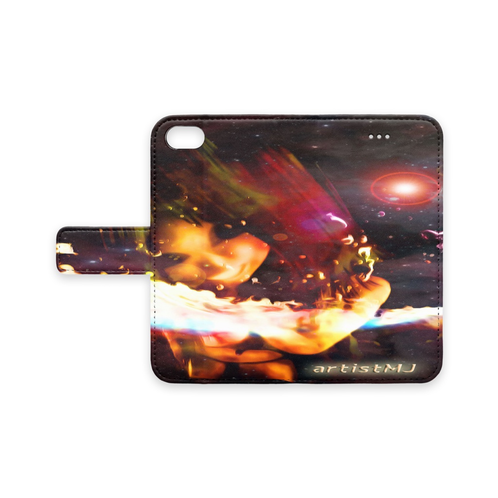 artistMJアート・手帳型iPhone8/7ケース02