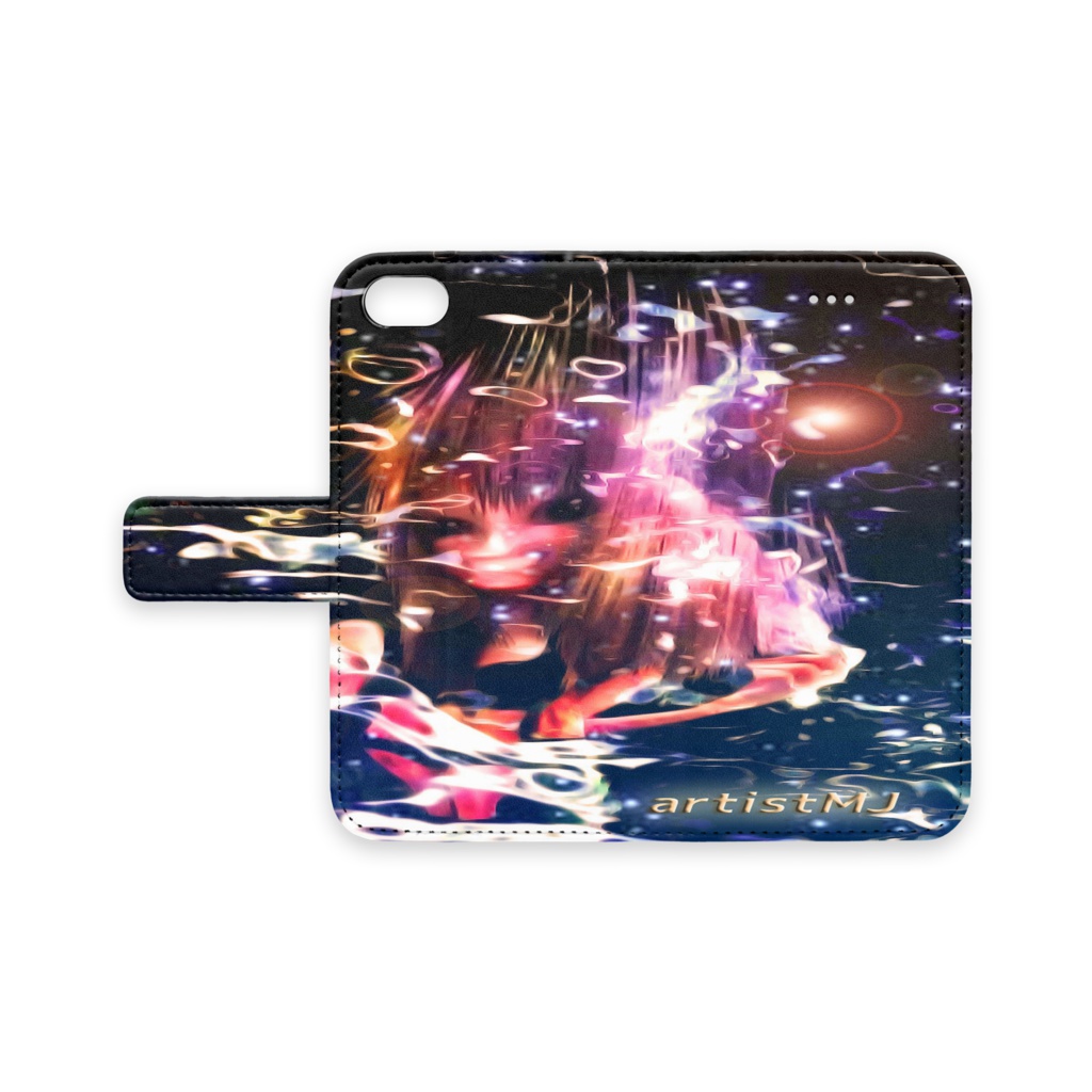artistMJアート・手帳型iPhone8/7ケース05