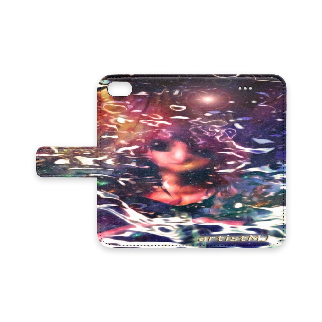 artistMJアート・手帳型iPhone8/7ケース08