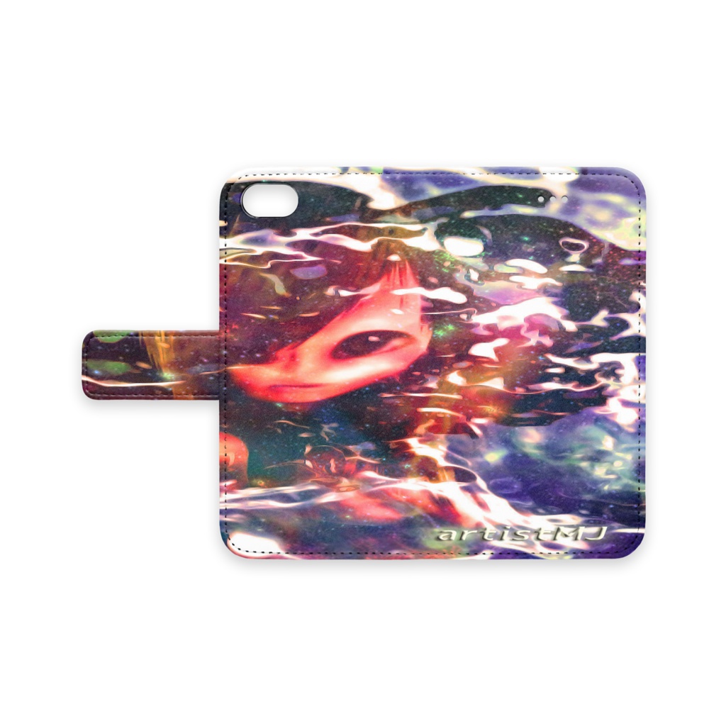 artistMJアート・手帳型iPhone8/7ケース010