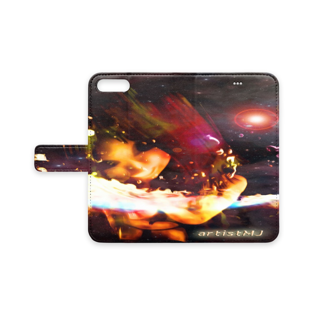 artistMJアート・手帳型iPhone8Plus/7Plusケース02
