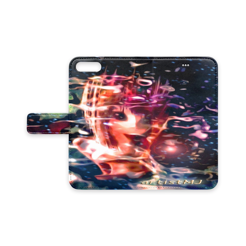 artistMJアート・手帳型iPhone8Plus/7Plusケース04