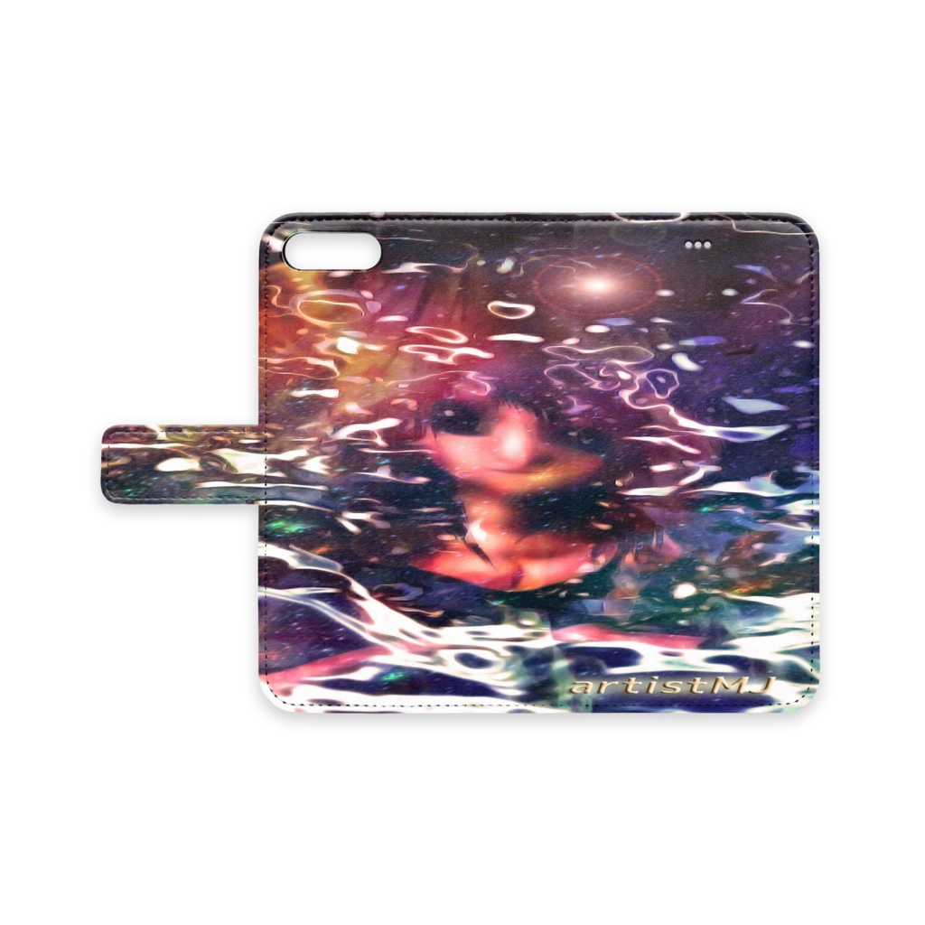 artistMJアート・手帳型iPhone8Plus/7Plusケース08