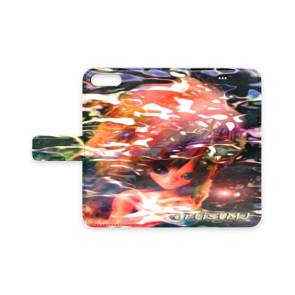 artistMJアート・手帳型iPhone8Plus/7Plusケース016