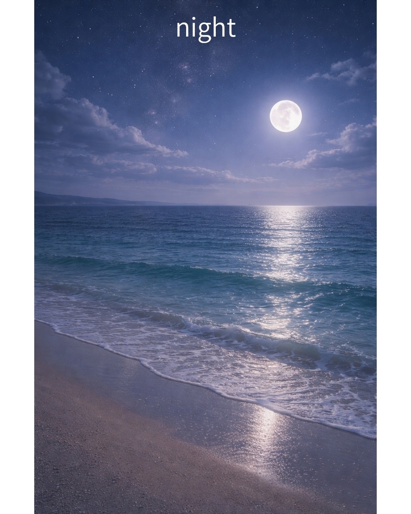 海の風景 背景画像|4種セット *無料お試しあり* 高画質JPEG 2:3 単品購入OK