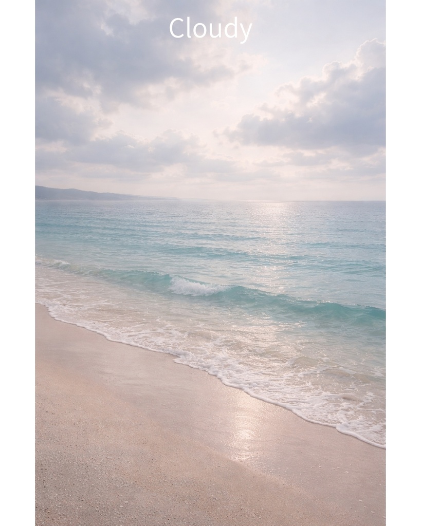 海の風景 背景画像|4種セット *無料お試しあり* 高画質JPEG 2:3 単品購入OK