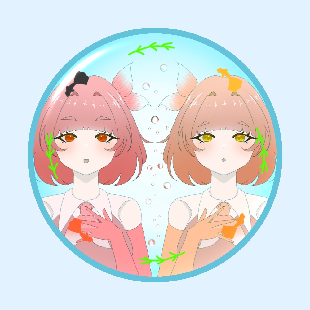 金魚の女の子