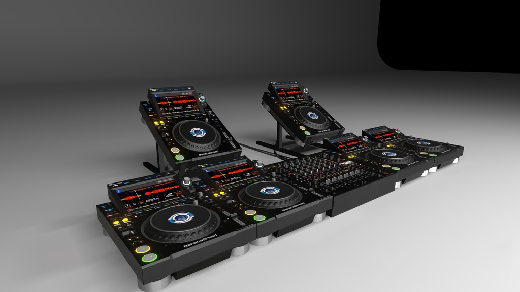 Banana CDJ-3000 & DJM-V10