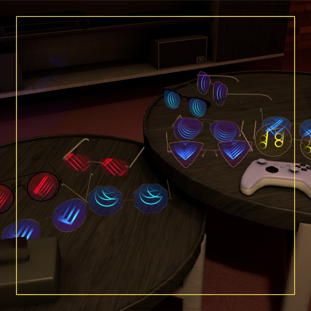 Banana Infinite Mirror Glasses