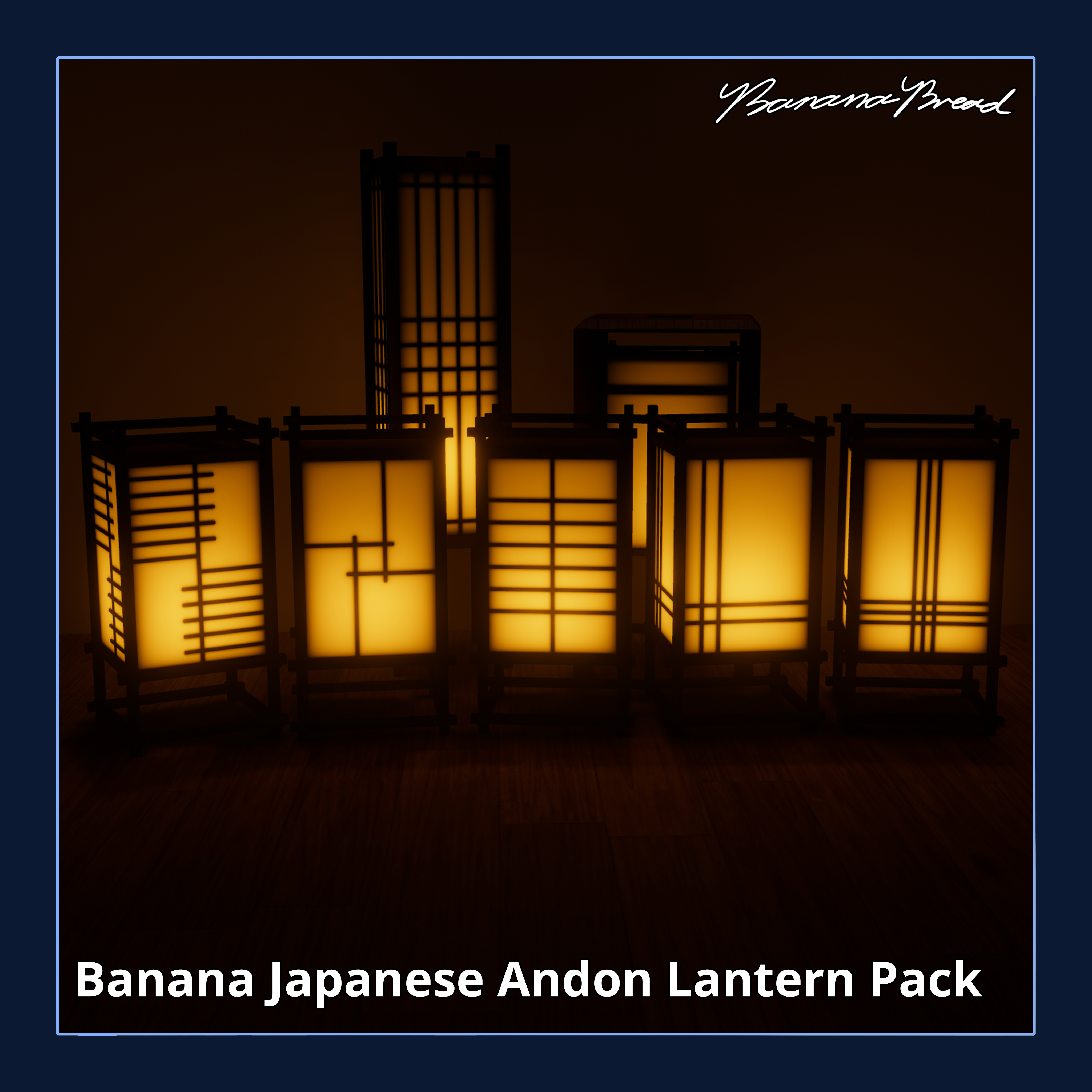 Banana | Japanese Andon Lantern Pack thumbnail 4