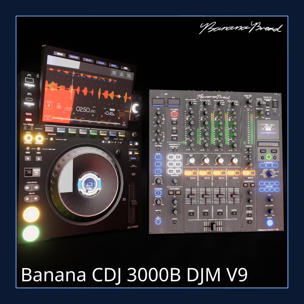 Banana CDJ 3000B & DJM A9