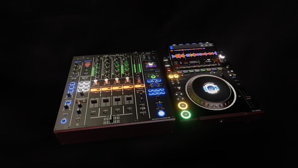 Banana CDJ 3000B & DJM A9