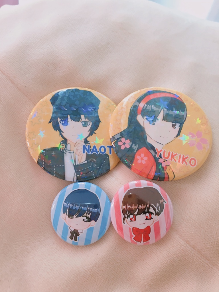 ペルソナ4 ホログラム キャンバッチ