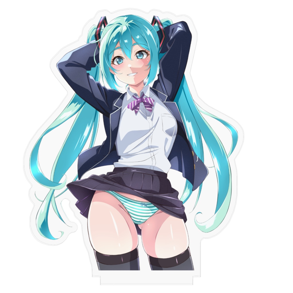 ブレザーを着たミクさん:アクリルスタンド