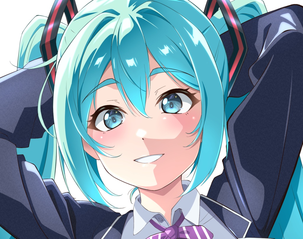 ブレザーを着たミクさん：アクリルスタンド