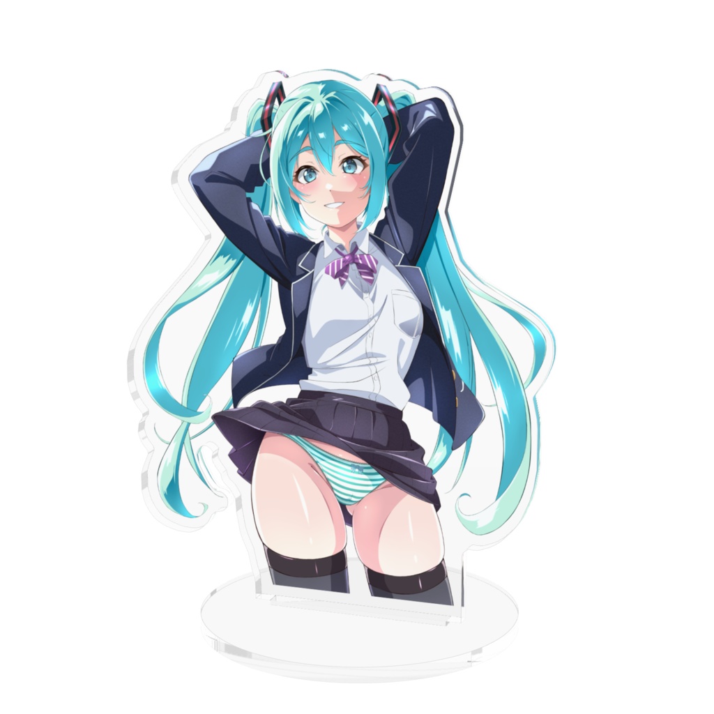ブレザーを着たミクさん:アクリルスタンド
