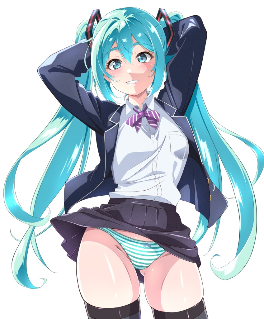 ブレザーを着たミクさん:アクリルスタンド