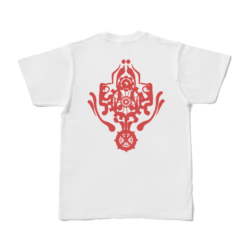 ママ作紋な端揺Tシャツ