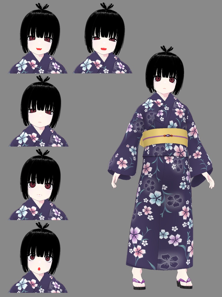 【VRoidで作った】妖怪、人外多め【VRMモデル配布】