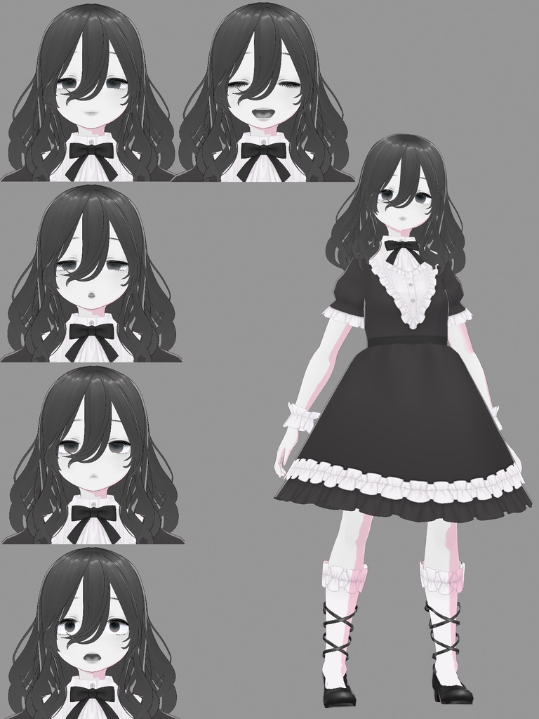 【VRoidで作った】妖怪、人外多め【VRMモデル配布】