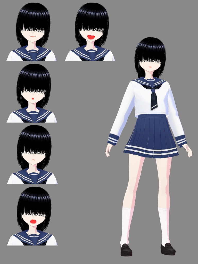 【VRoidで作った】妖怪、人外多め【VRMモデル配布】