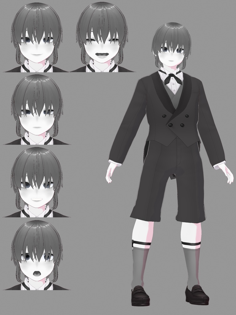 【VRoidで作った】妖怪、人外多め【VRMモデル配布】