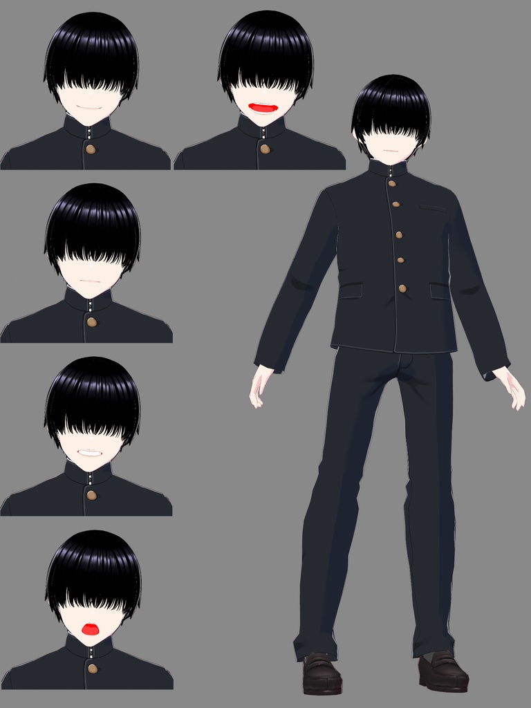 【VRoidで作った】妖怪、人外多め【VRMモデル配布】