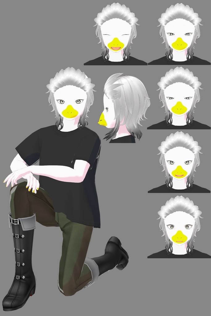 【VRoidで作った】妖怪、人外多め【VRMモデル配布】