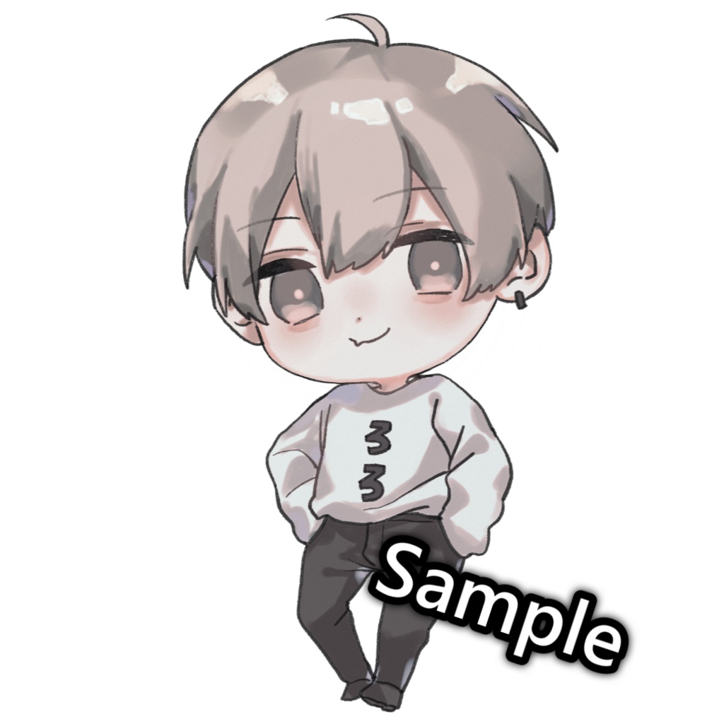 ろろアクキー　立ち