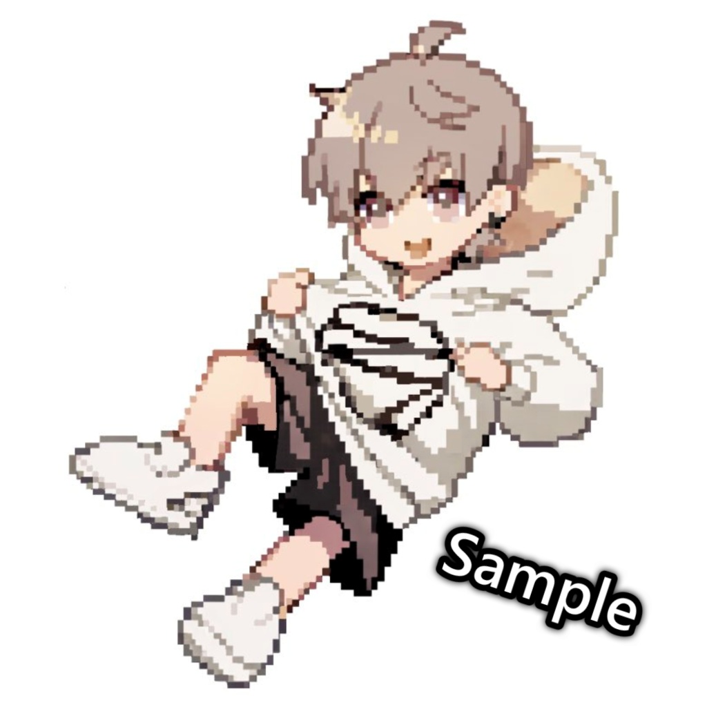 ろろステッカー　ドット