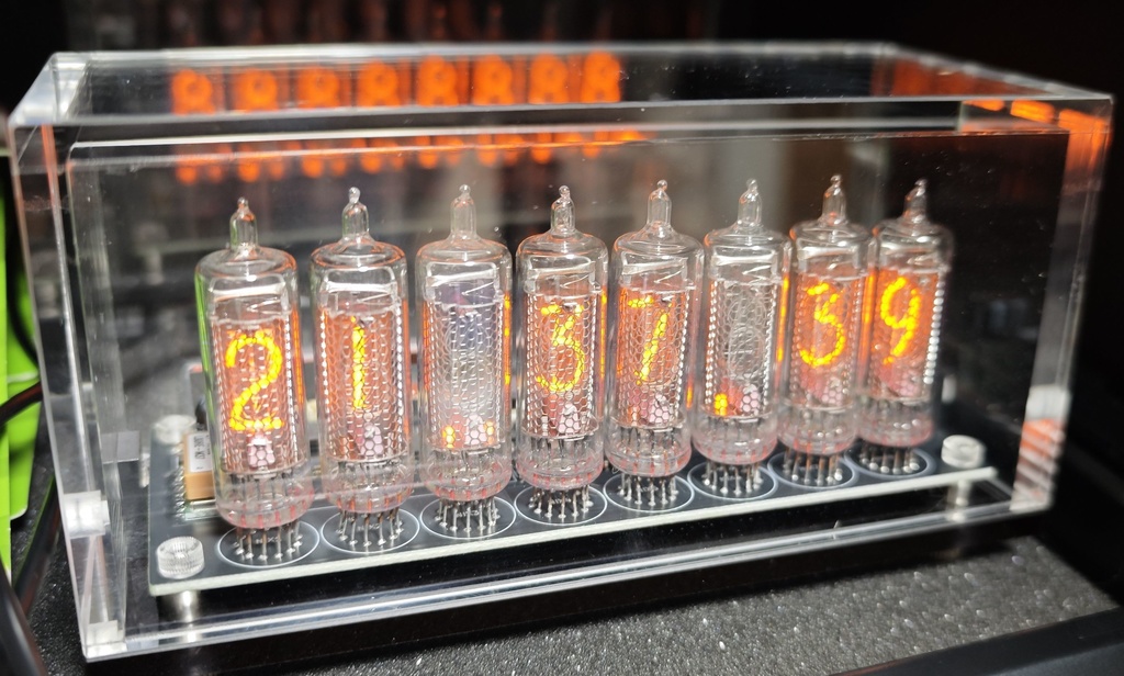 RP2040ニキシー管時計 IN-16仕様