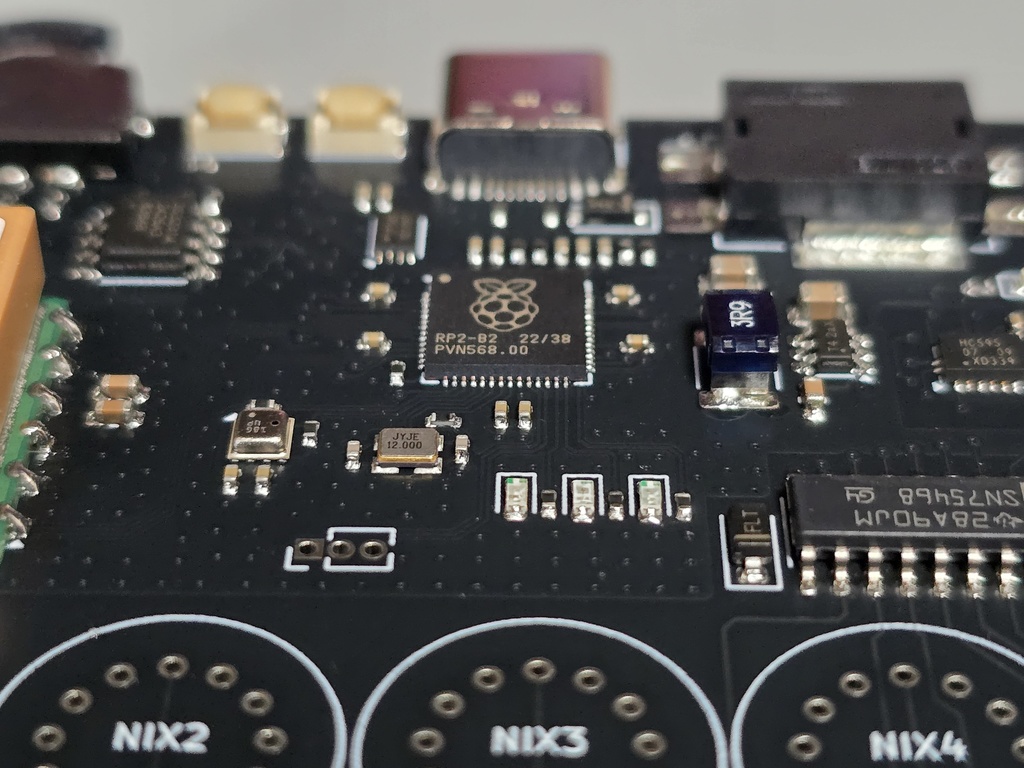 RP2040ニキシー管時計 IN-16仕様