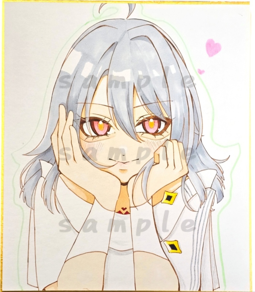 【崩壊ｼﾘｰｽﾞ】手描きイラスト色紙
