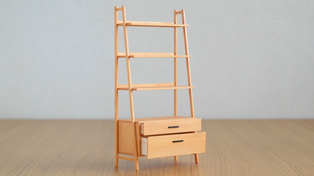 1/12 book shelf set