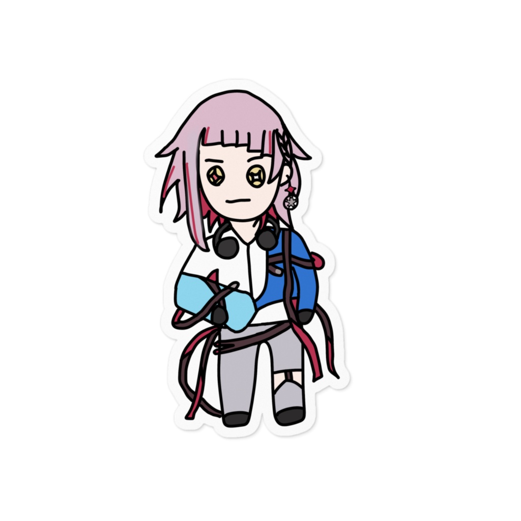 夢草キョク手書き夢草キョクステッカー