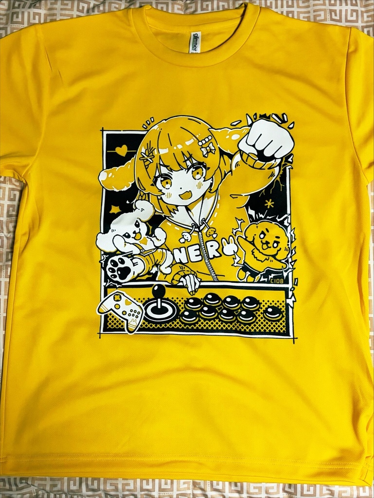 【非公式】C108新作「ねるちゃんドライTシャツ」(XLオンリー)