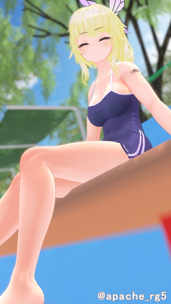 【Xena / Mxueru用衣装】NewSchoolSwim -ニュースクールスイム-