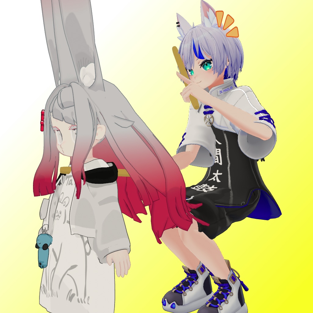 フレンドを叩ける、アバター太鼓ギミック(Modular Avatar対応)