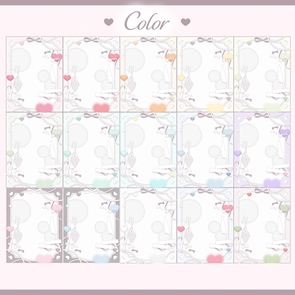 【宣伝画像素材】バレンタイン風チョコレートパステル素材