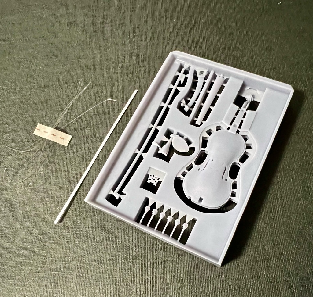 1/12スケール クラシックバイオリン キット ver3.1