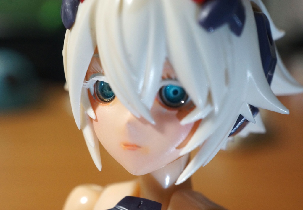 1/12スケール つけ睫毛 ホワイト（未塗装）