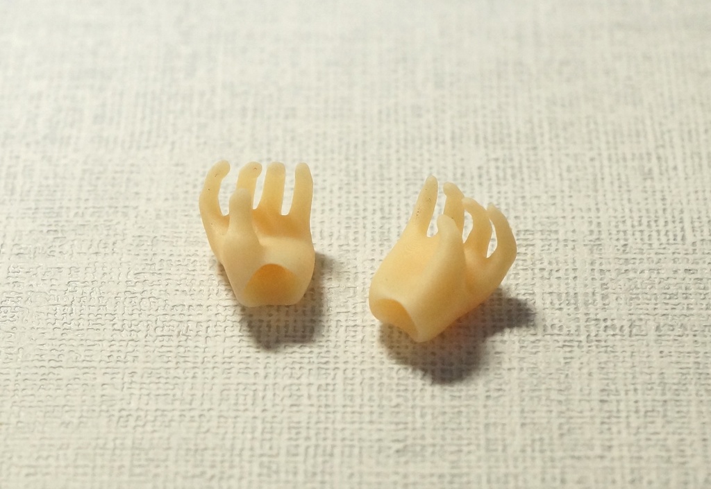 1/12スケール ヴァイオリン用ハンドパーツキット