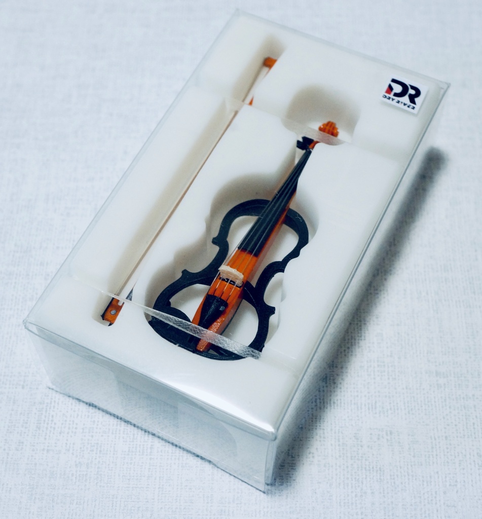 1/12スケール エレキヴァイオリン 完成品 ver3.0