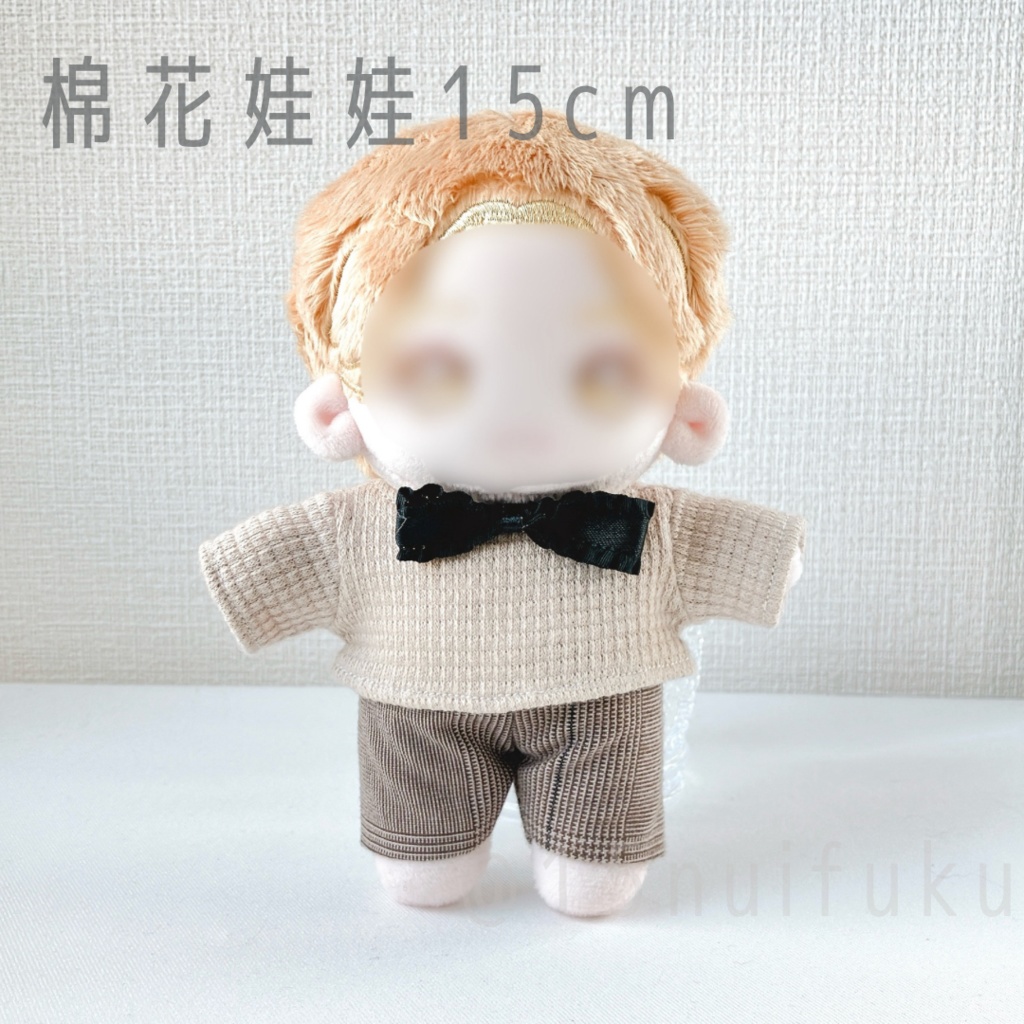 【15cm】シンプルパンツ(チェック柄2種)