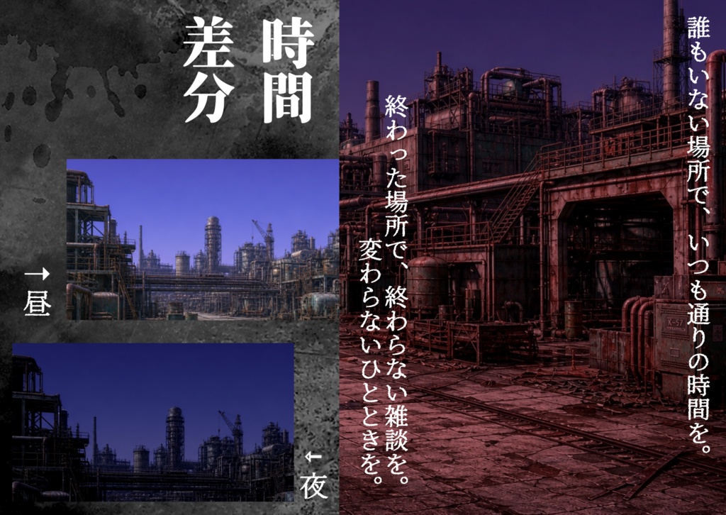 廃墟配信|VTuber・TRPG・ホラー雑談向けオーバーレイ素材集
